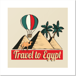 travel to Egypt Posters and Art